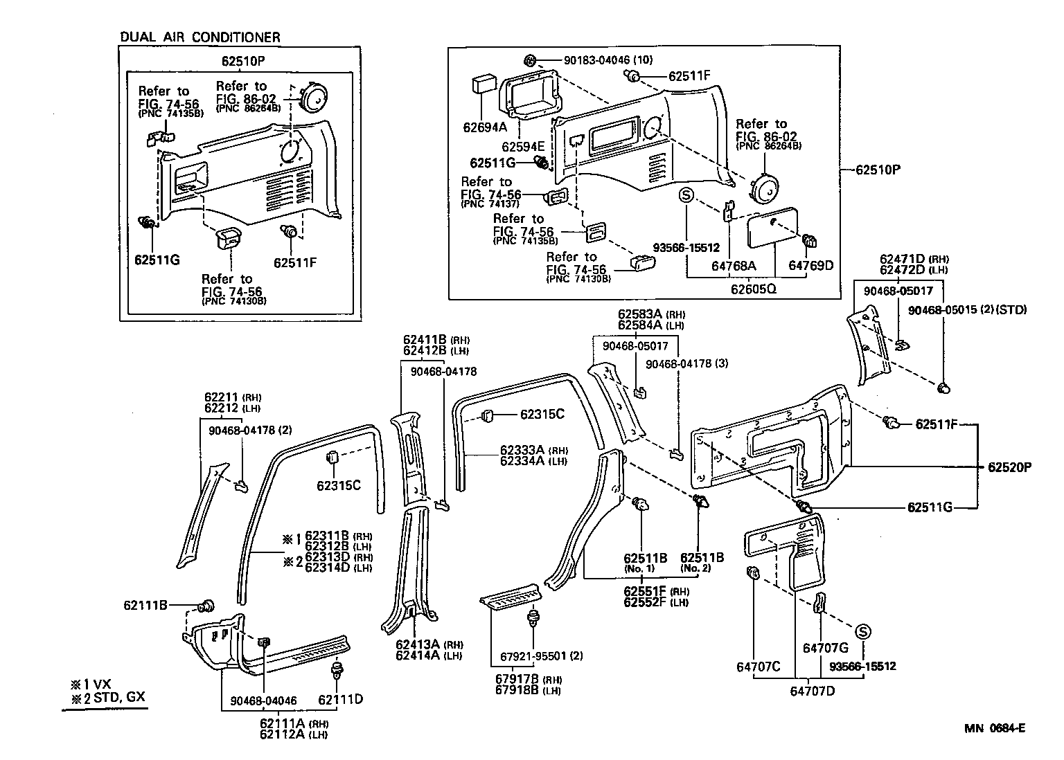  LAND CRUISER 80 |  INSIDE TRIM BOARD