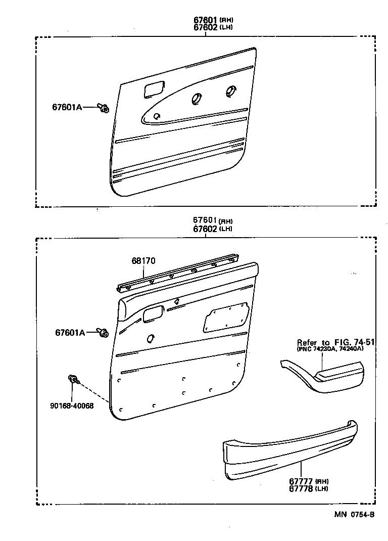  LAND CRUISER 80 |  FRONT DOOR PANEL GLASS