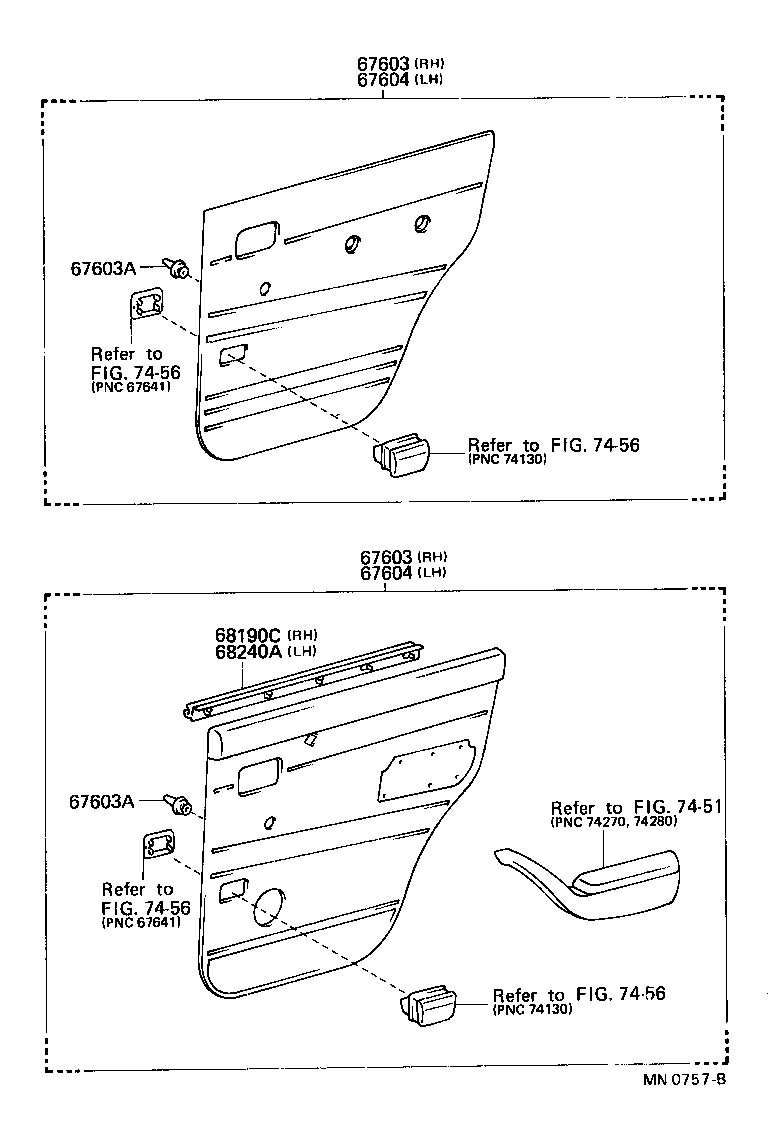  LAND CRUISER 80 |  REAR DOOR PANEL GLASS