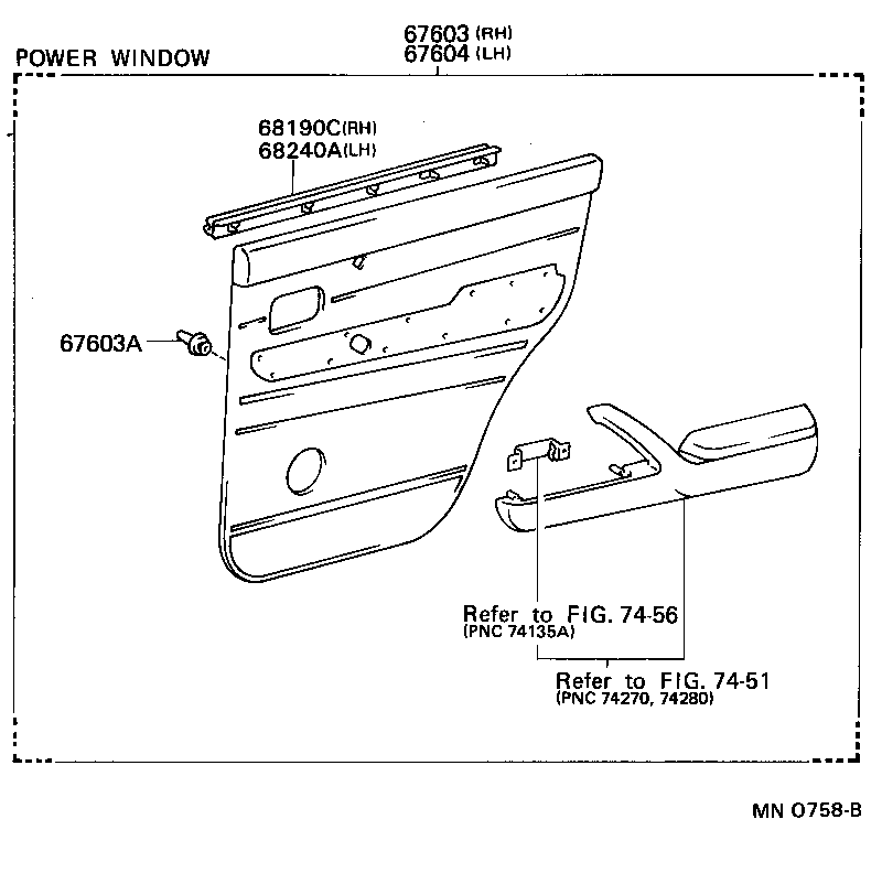  LAND CRUISER 80 |  REAR DOOR PANEL GLASS