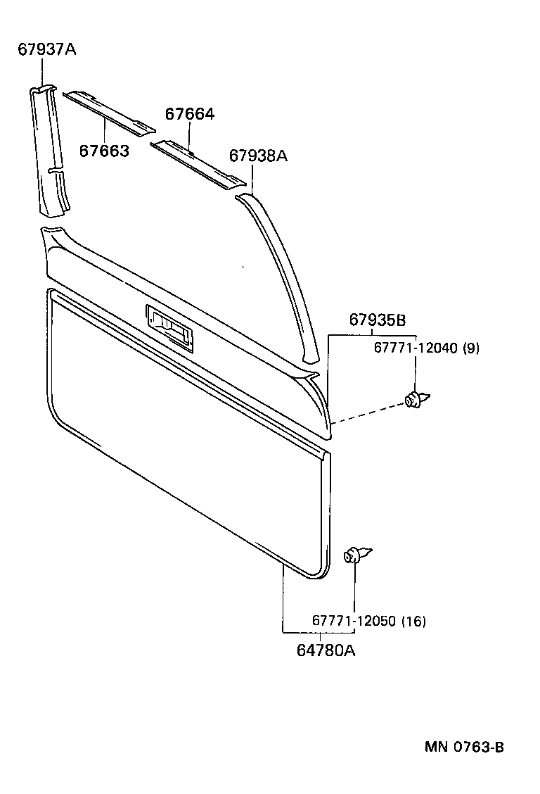  LAND CRUISER 80 |  BACK DOOR PANEL GLASS