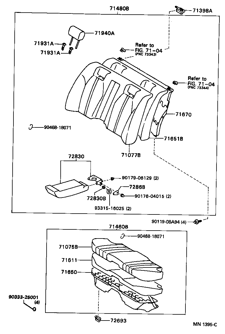  GS300 |  REAR SEAT SEAT TRACK