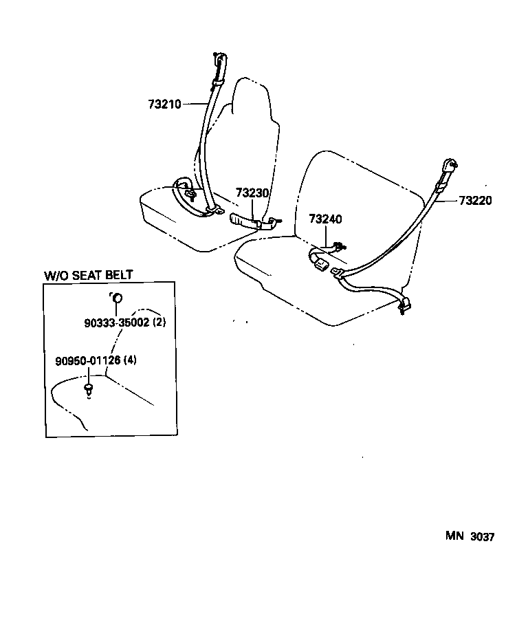  DYNA 100 |  SEAT BELT