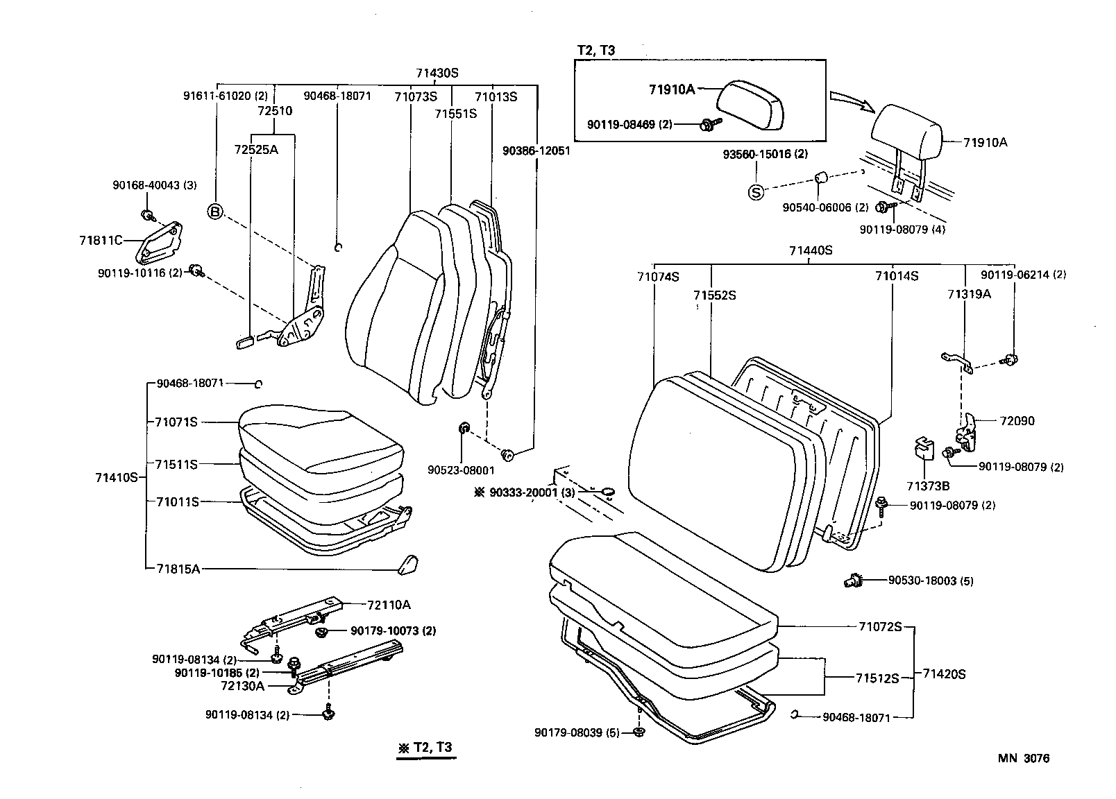  DYNA 150 |  SEAT SEAT TRACK