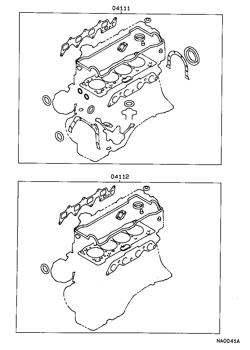  COROLLA WAGON |  ENGINE OVERHAUL GASKET KIT