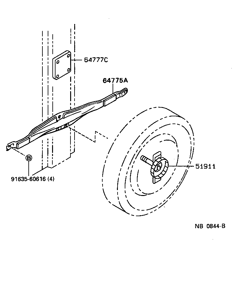  CRESSIDA |  SPARE WHEEL CARRIER