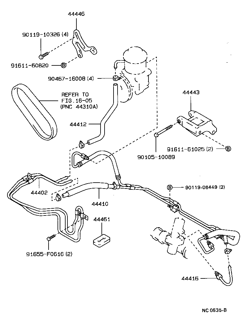  CRESSIDA |  POWER STEERING TUBE