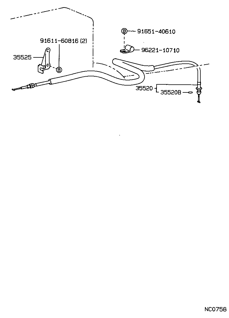  HIACE VAN COMUTER |  THROTTLE LINK VALVE LEVER ATM