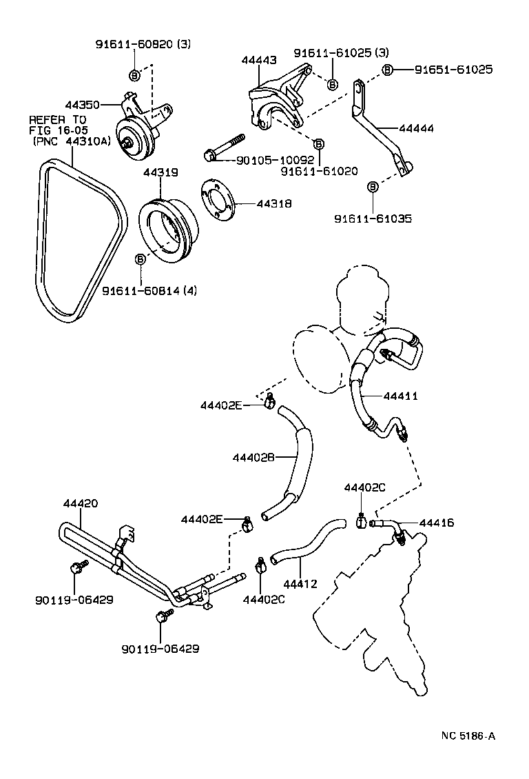  HILUX |  POWER STEERING TUBE