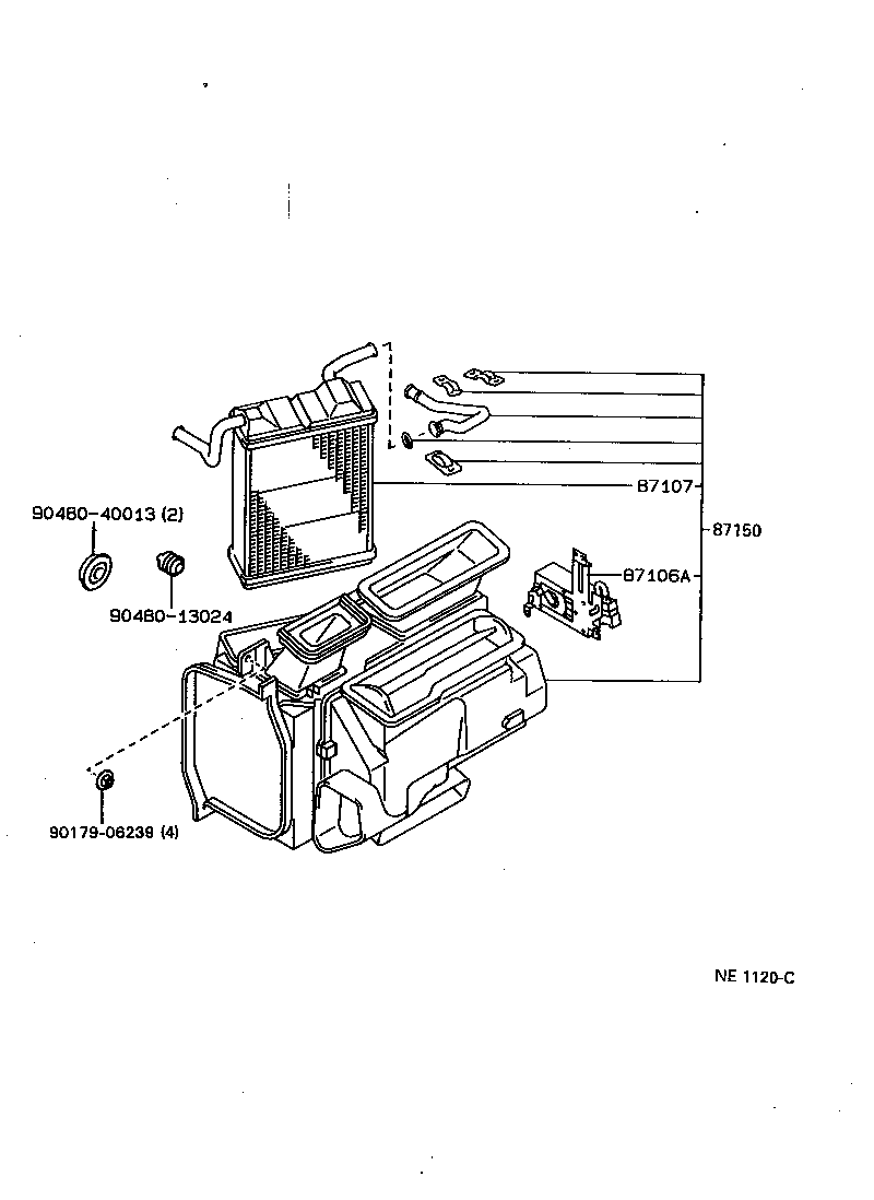  CRESSIDA |  HEATING AIR CONDITIONING HEATER UNIT BLOWER