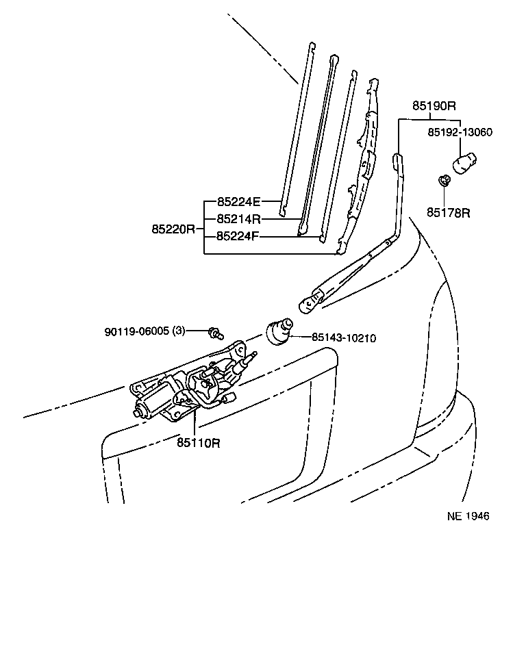  STARLET |  REAR WIPER