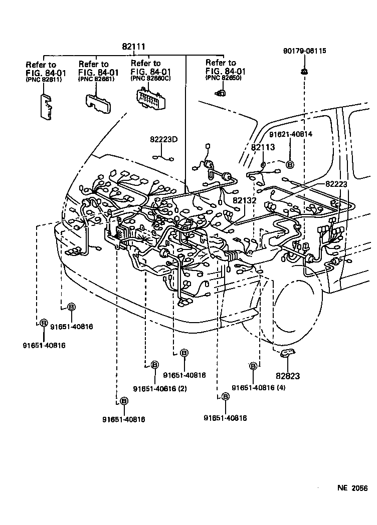  HIACE VAN COMUTER |  WIRING CLAMP