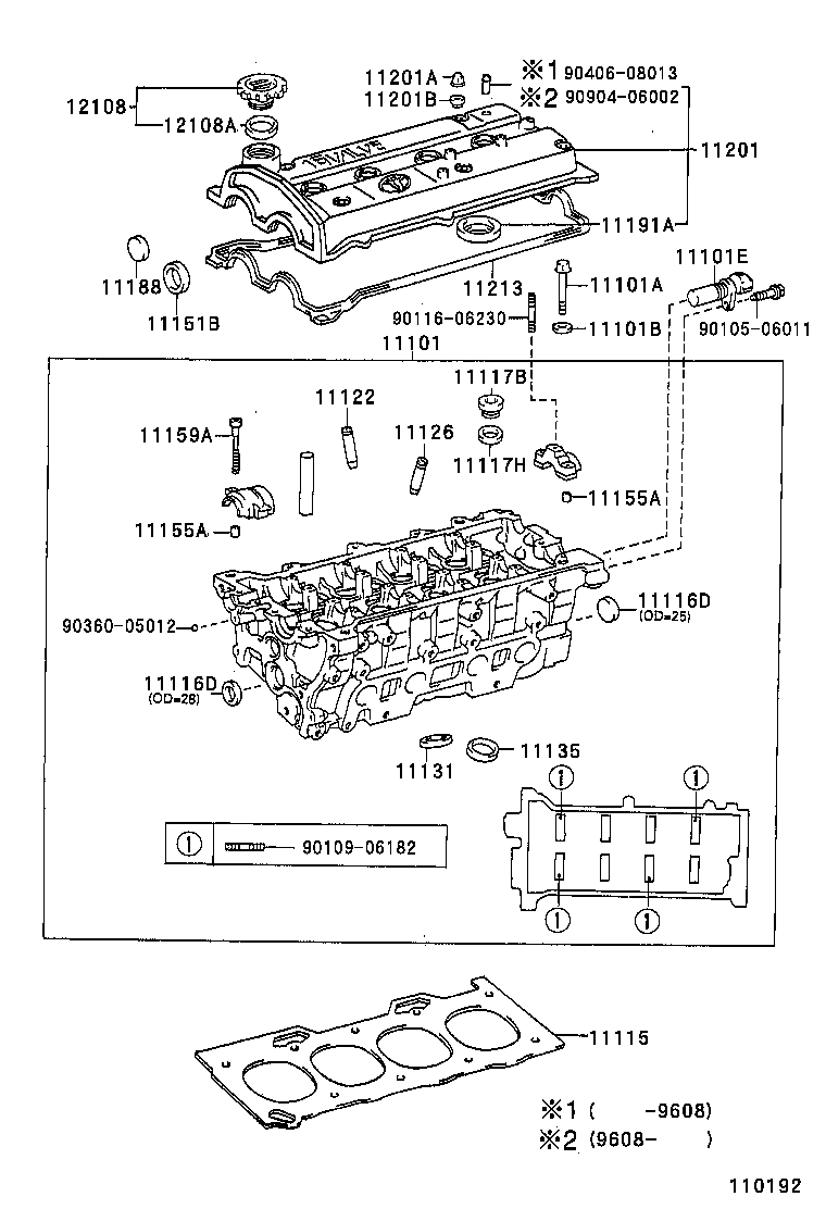  TERCEL |  CYLINDER HEAD