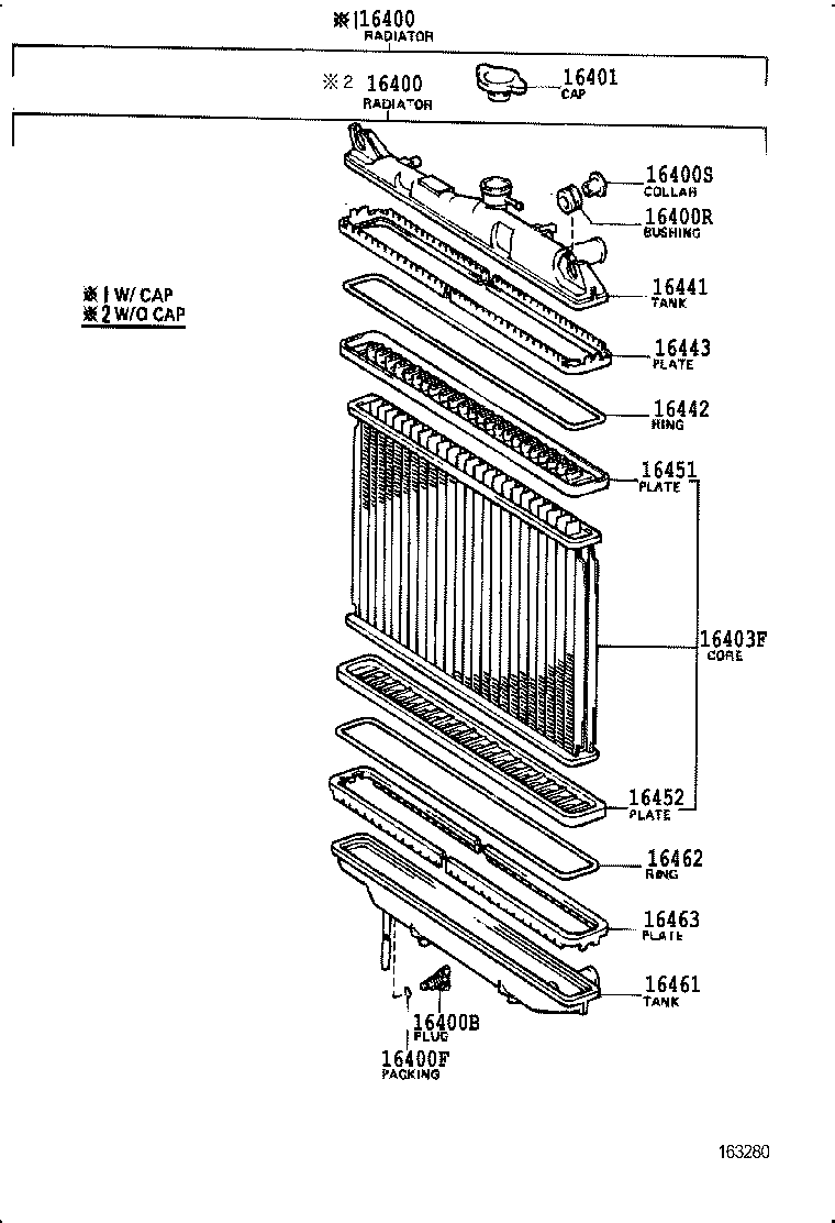  CELICA |  RADIATOR WATER OUTLET