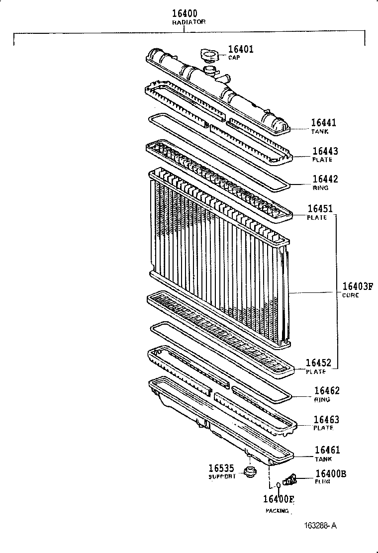  CARINA 2 |  RADIATOR WATER OUTLET