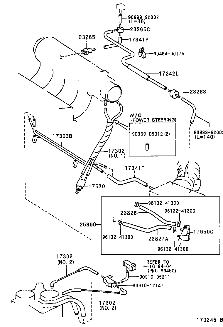  TERCEL |  VACUUM PIPING