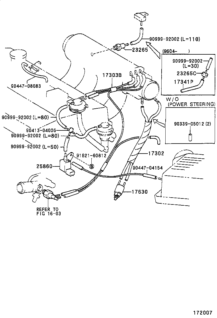  TERCEL |  VACUUM PIPING