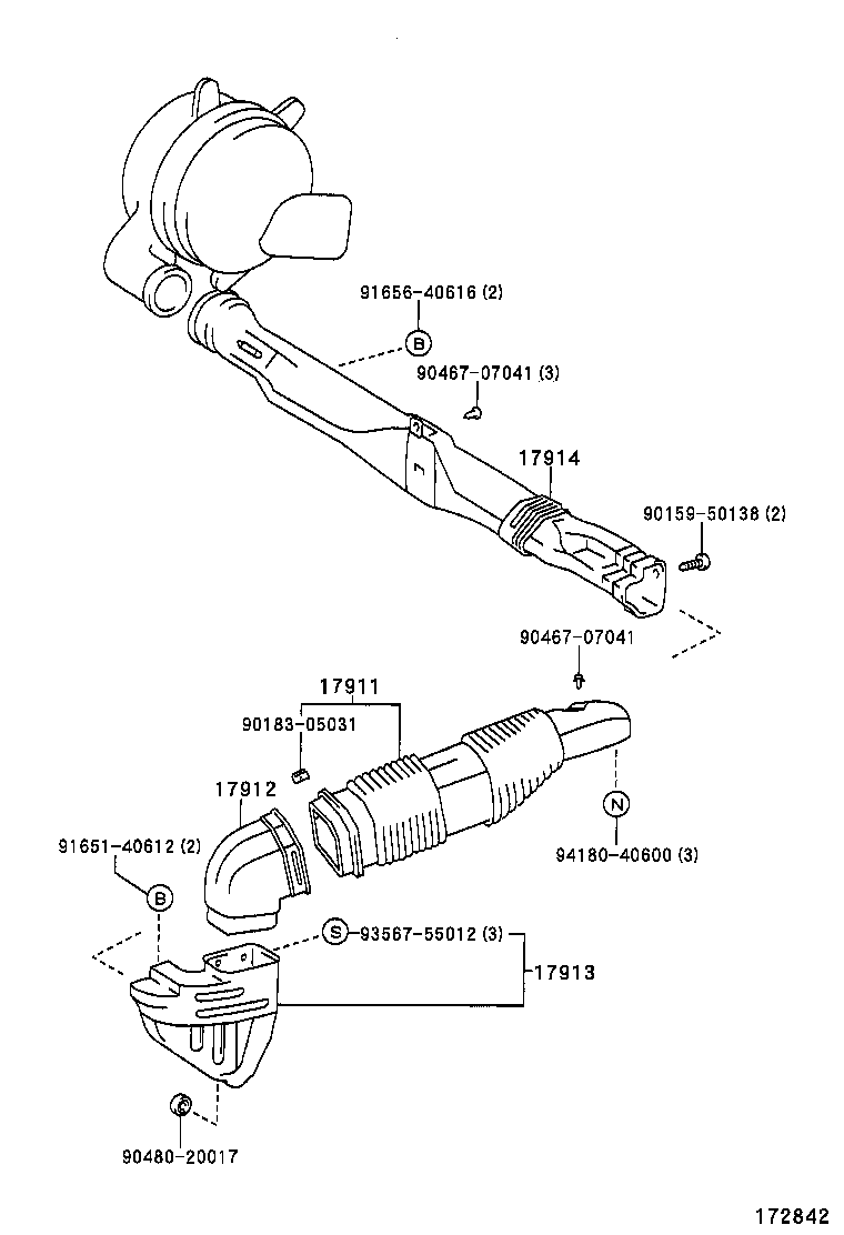  MR2 |  AIR CLEANER