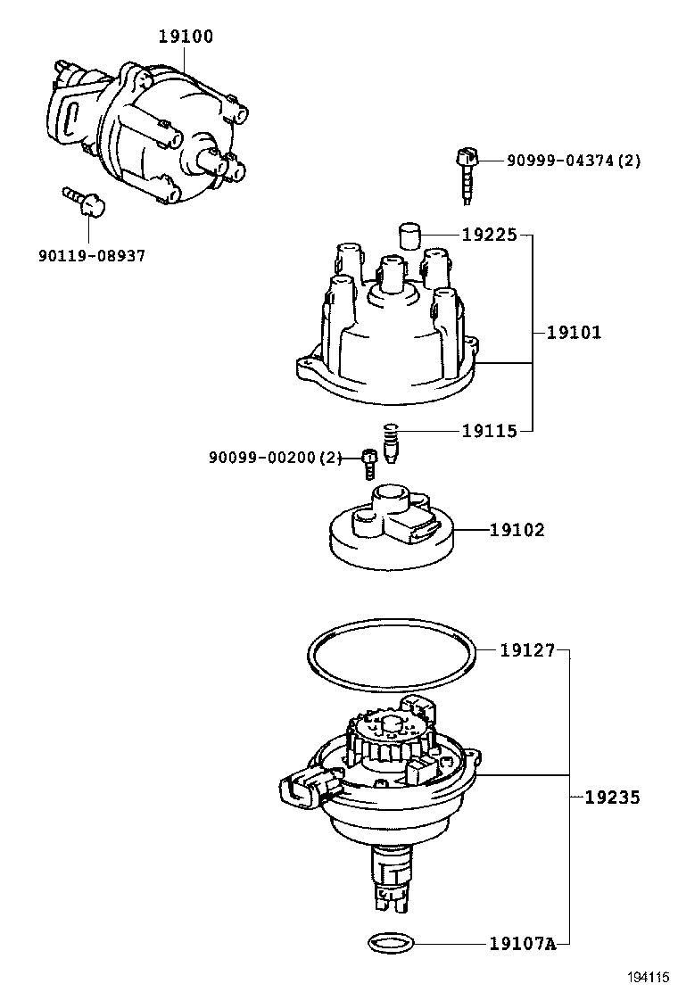  CELICA |  DISTRIBUTOR