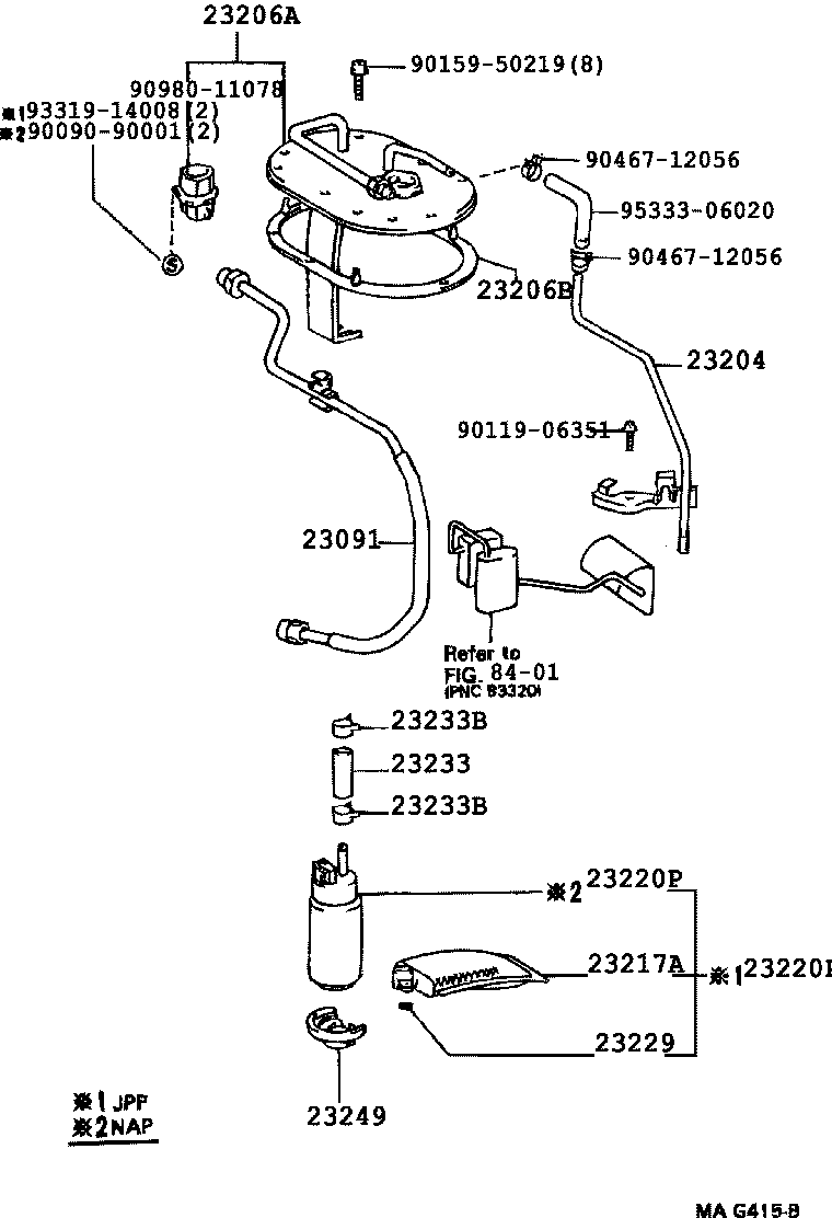  CAMRY JPP |  FUEL INJECTION SYSTEM