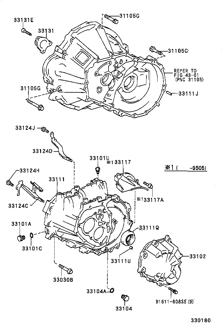  CELICA |  CLUTCH HOUSING TRANSMISSION CASE MTM