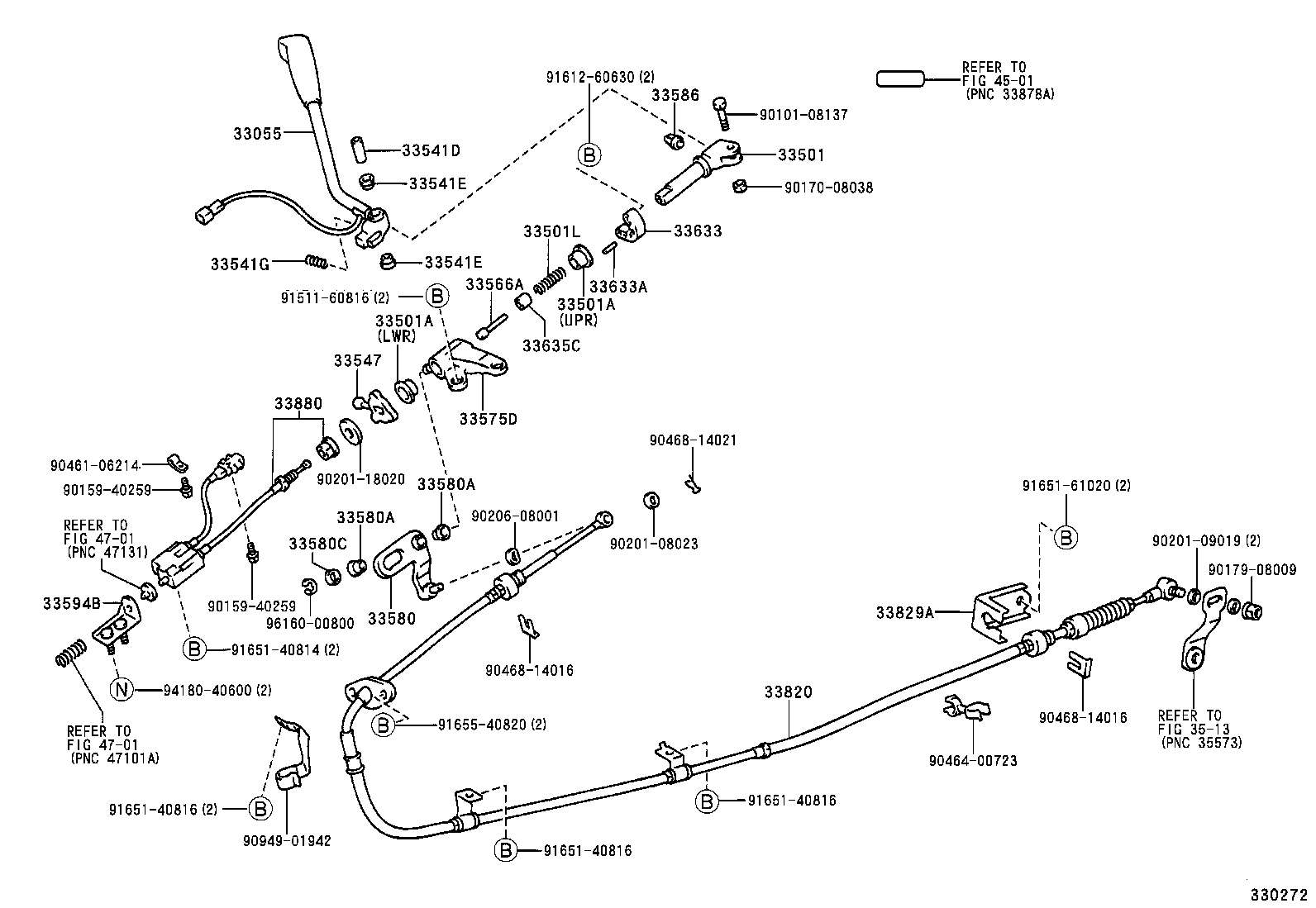  PREVIA |  CONTROL SHAFT CROSSSHAFT