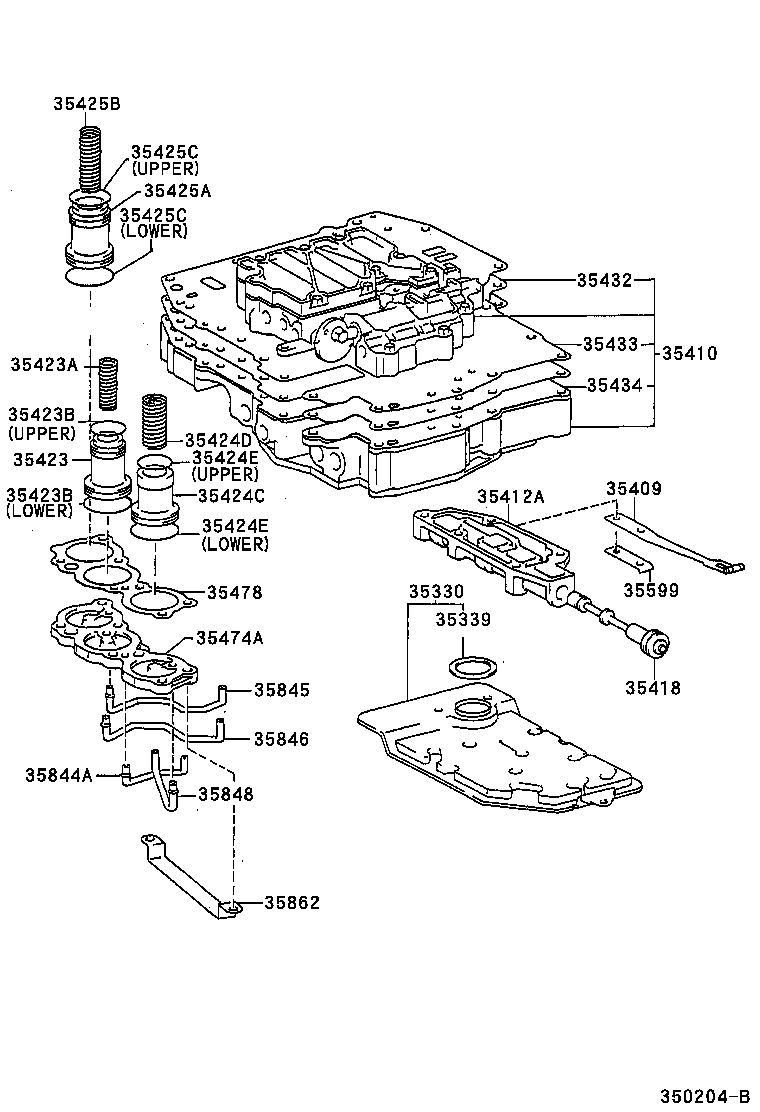  TERCEL |  VALVE BODY OIL STRAINER ATM