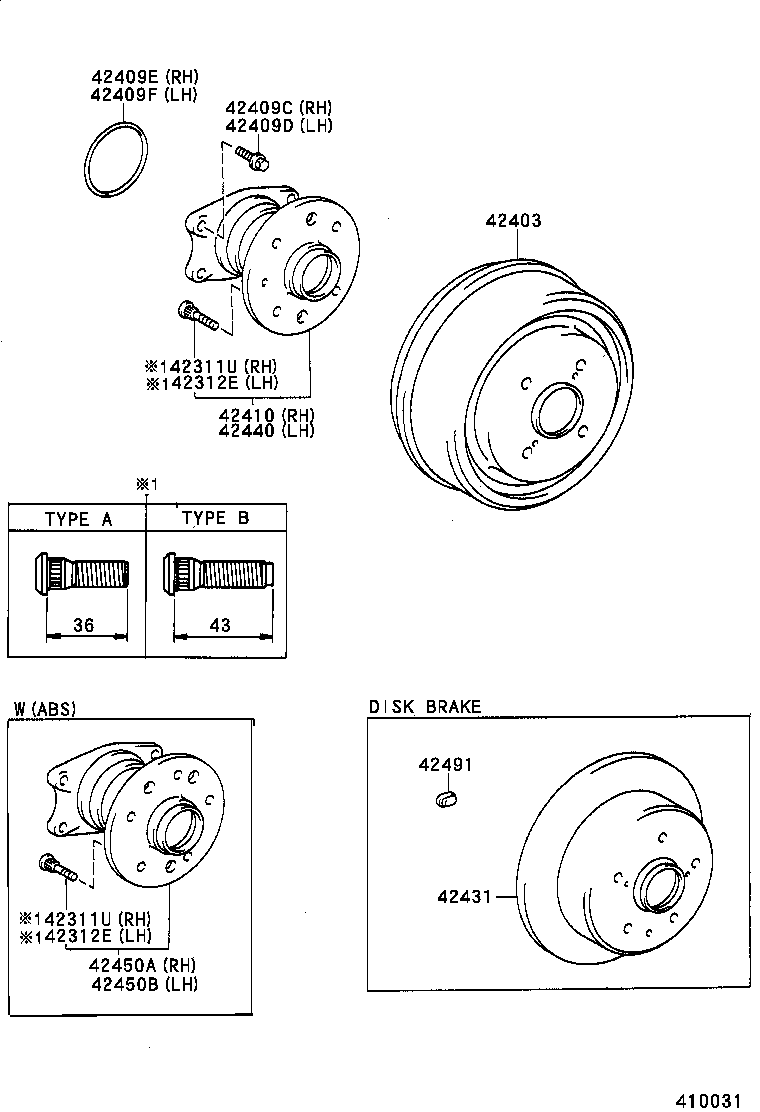  CELICA |  REAR AXLE SHAFT HUB