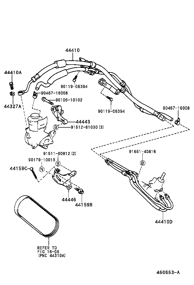  PASEO |  POWER STEERING TUBE