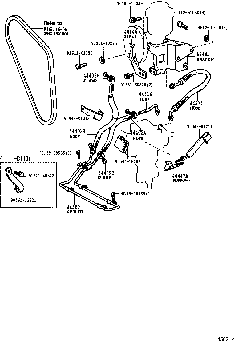  LAND CRUISER 60 |  POWER STEERING TUBE