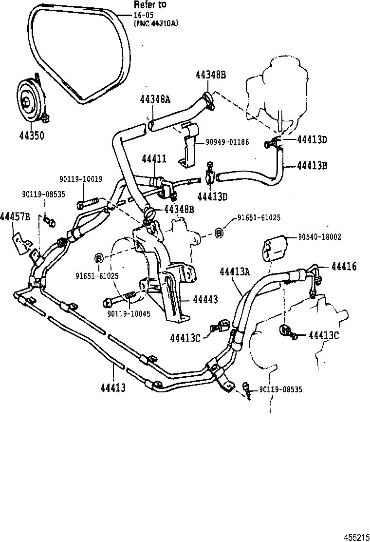  LAND CRUISER 60 |  POWER STEERING TUBE