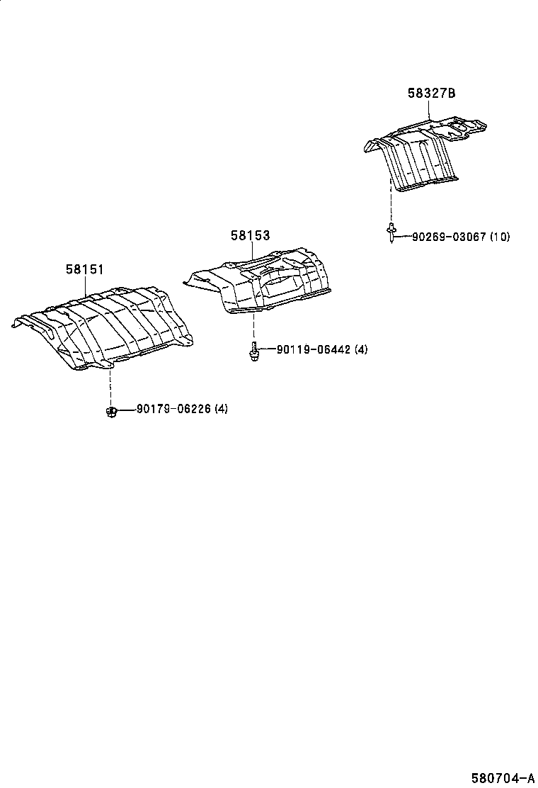  CELICA |  FLOOR INSULATOR