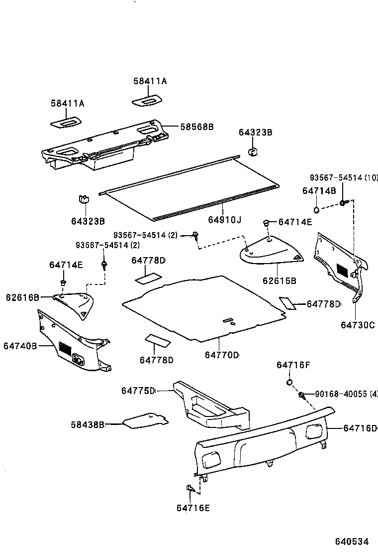  SUPRA |  DECK BOARD DECK TRIM COVER