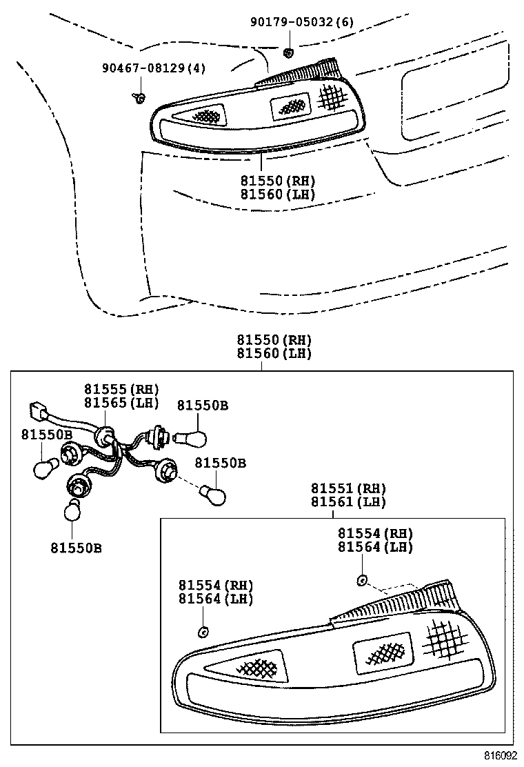  CELICA |  REAR COMBINATION LAMP