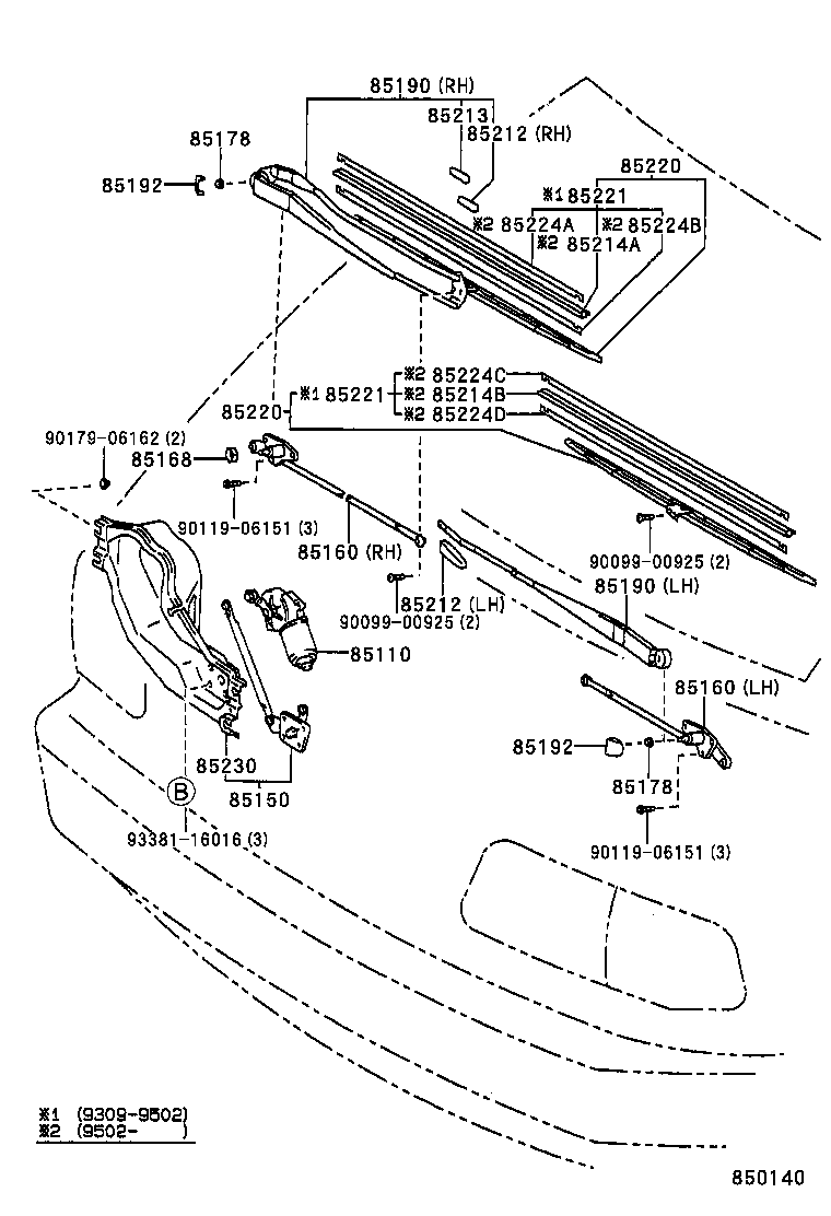  PREVIA |  WINDSHIELD WIPER