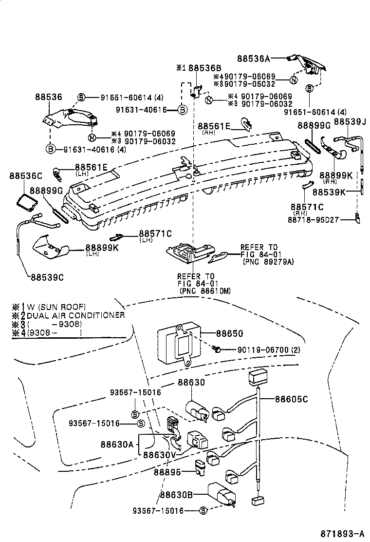  PREVIA |  HEATING AIR CONDITIONING COOLER UNIT
