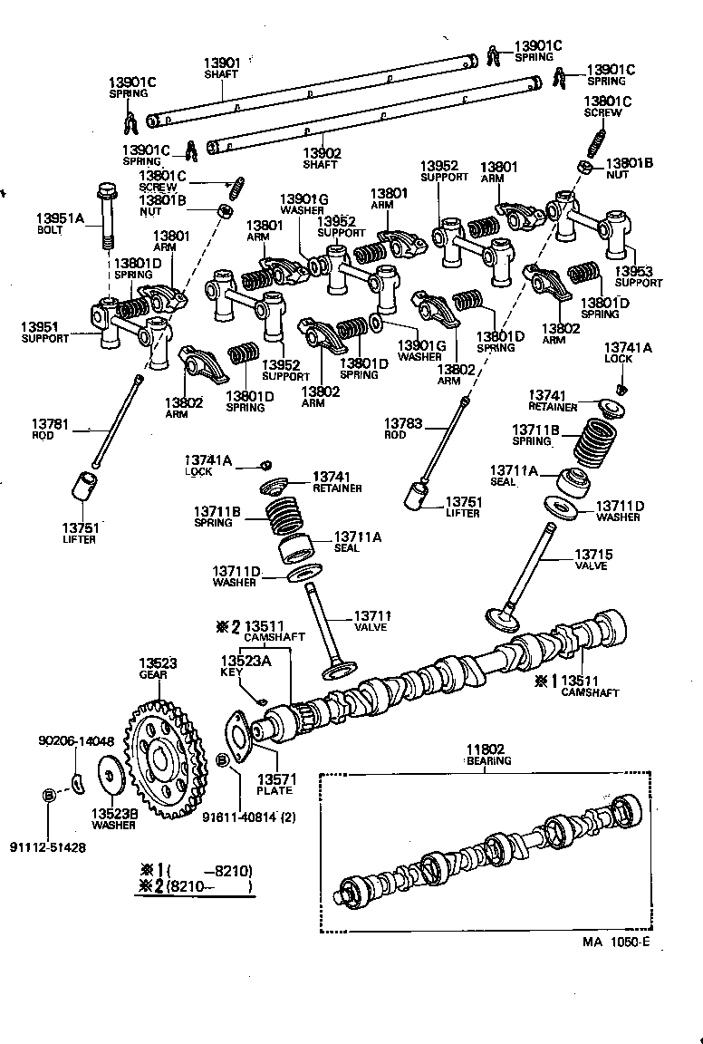  CRESSIDA |  CAMSHAFT VALVE