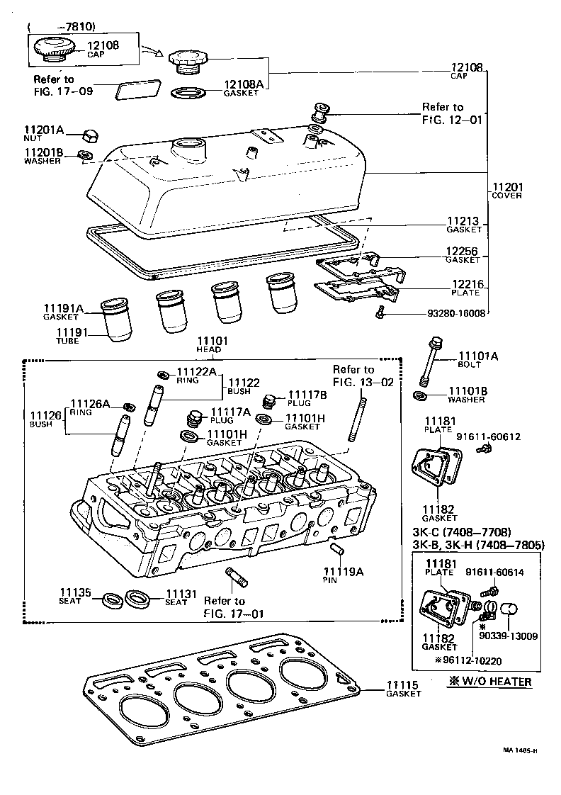  COROLLA TRUENO |  CYLINDER HEAD