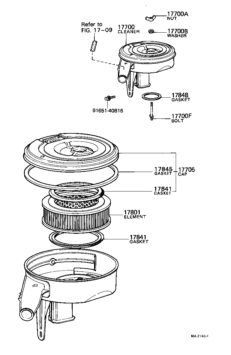  COROLLA TRUENO |  AIR CLEANER