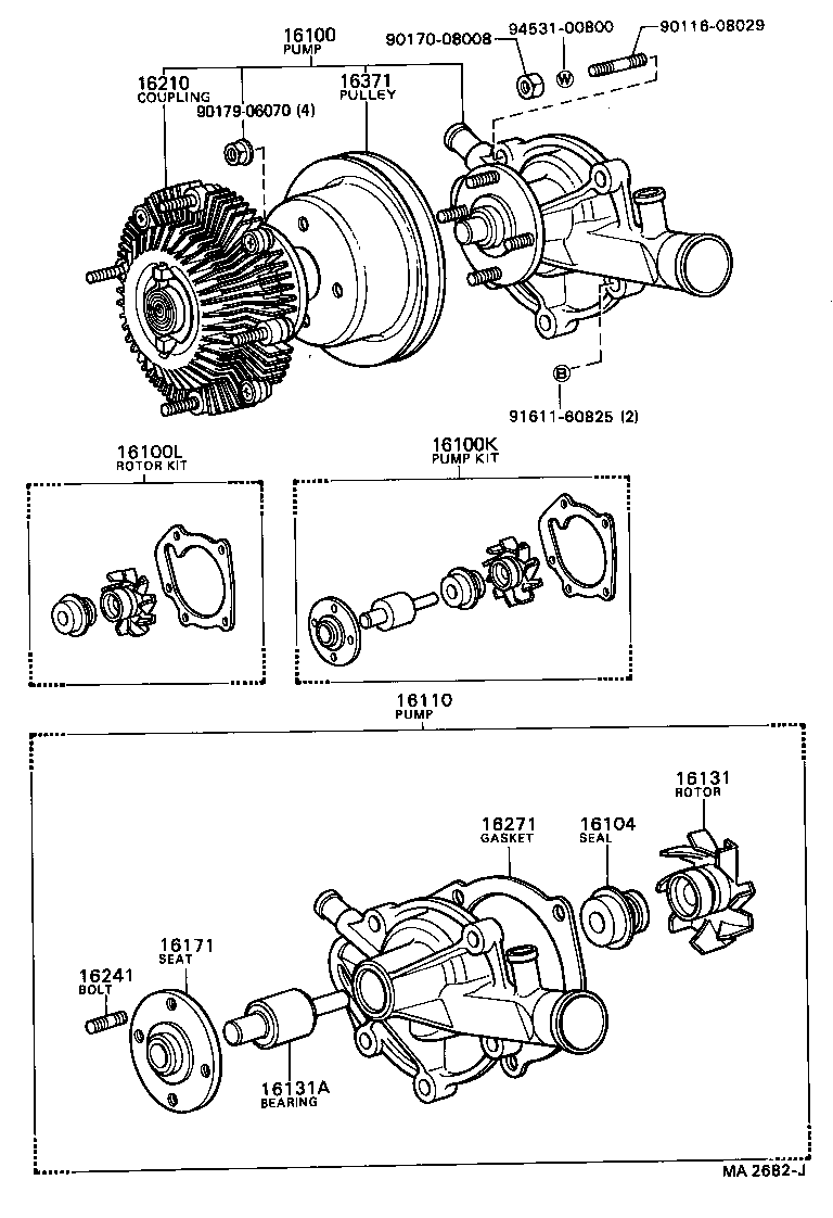  CRESSIDA |  WATER PUMP