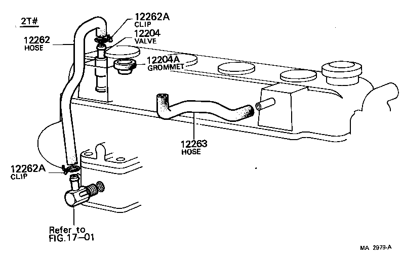  COROLLA |  VENTILATION HOSE