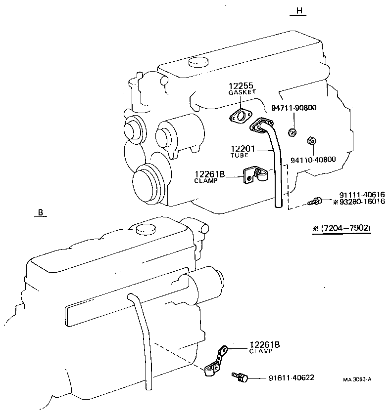  LAND CRUISER 40 50 |  VENTILATION HOSE