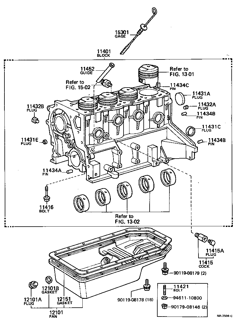  CORONA |  CYLINDER BLOCK