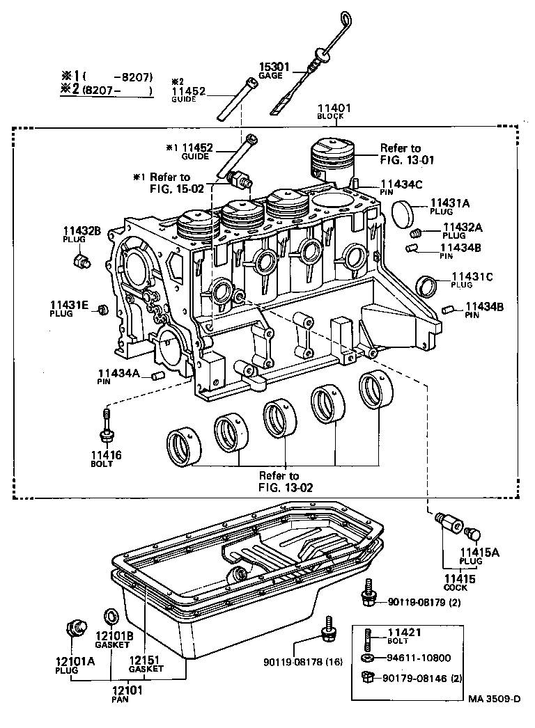  CRESSIDA |  CYLINDER BLOCK