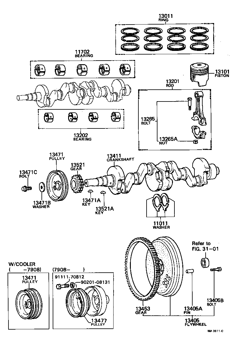  CORONA |  CRANKSHAFT PISTON