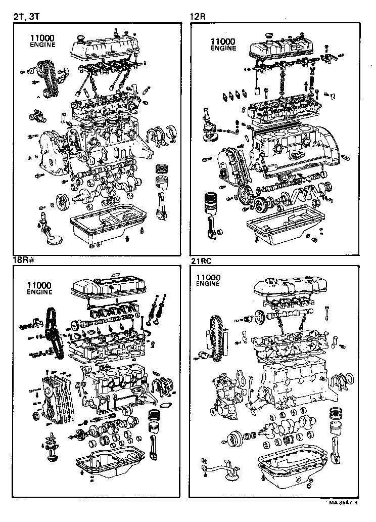  CORONA |  PARTIAL ENGINE ASSEMBLY