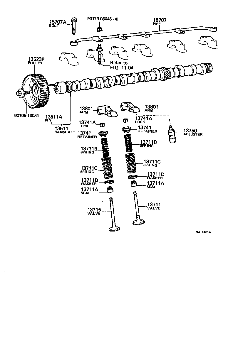  CRESSIDA |  CAMSHAFT VALVE