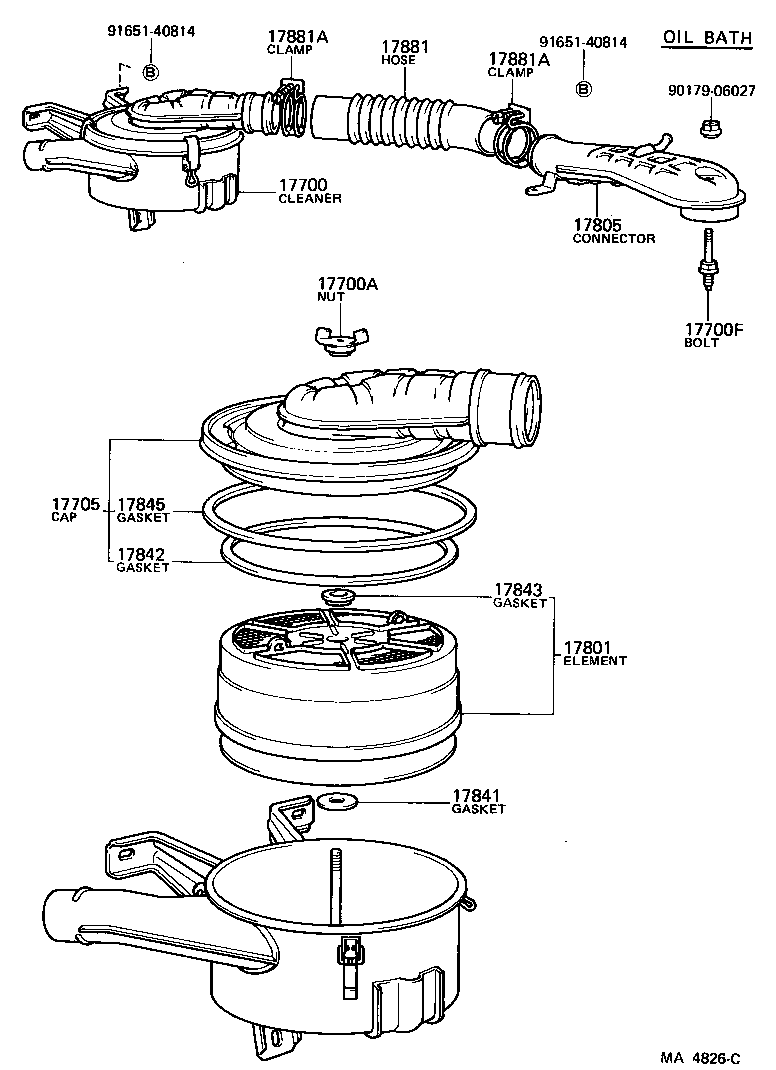  LAND CRUISER 60 |  AIR CLEANER