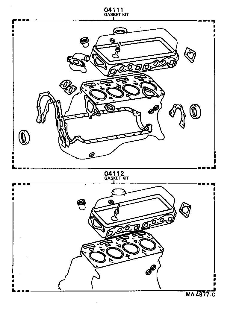  LITEACE VAN WAGON |  ENGINE OVERHAUL GASKET KIT