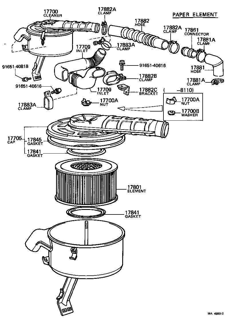  LAND CRUISER 40 |  AIR CLEANER